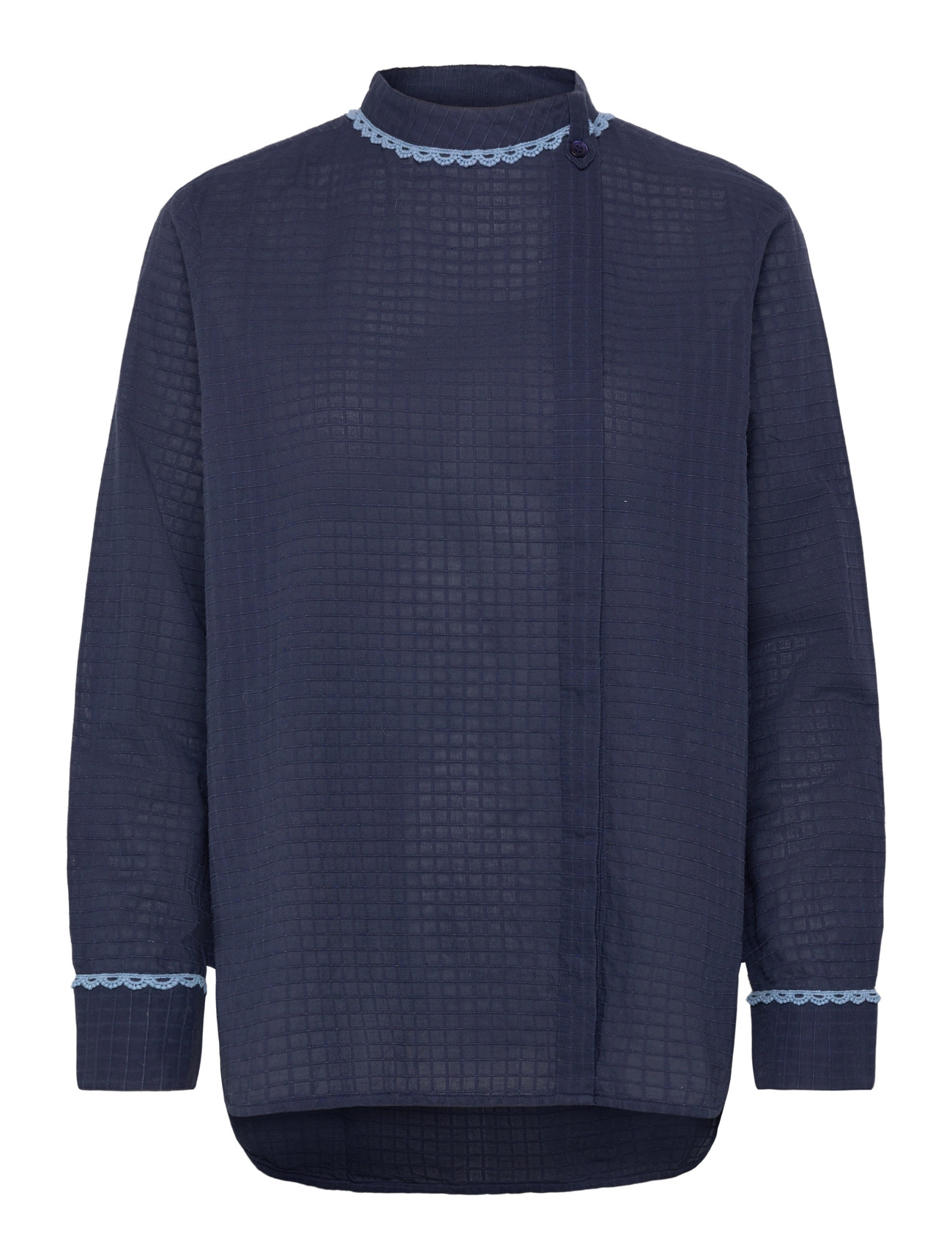 NUÉ NOTES Maroussi Shirt Navy - 42 - Damen