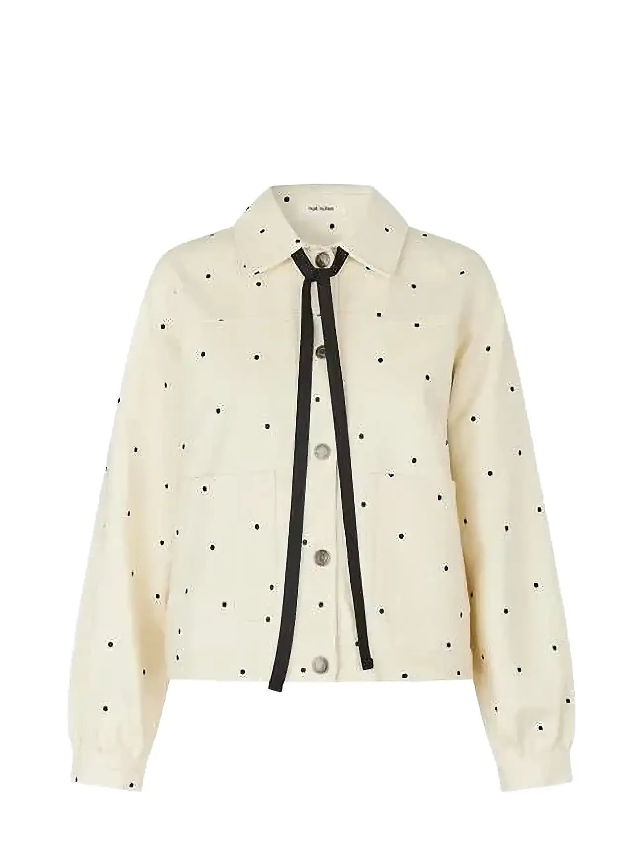 Livingston Jacket Outerwear Jackets Light-summer Jacket Cream Nué Notes