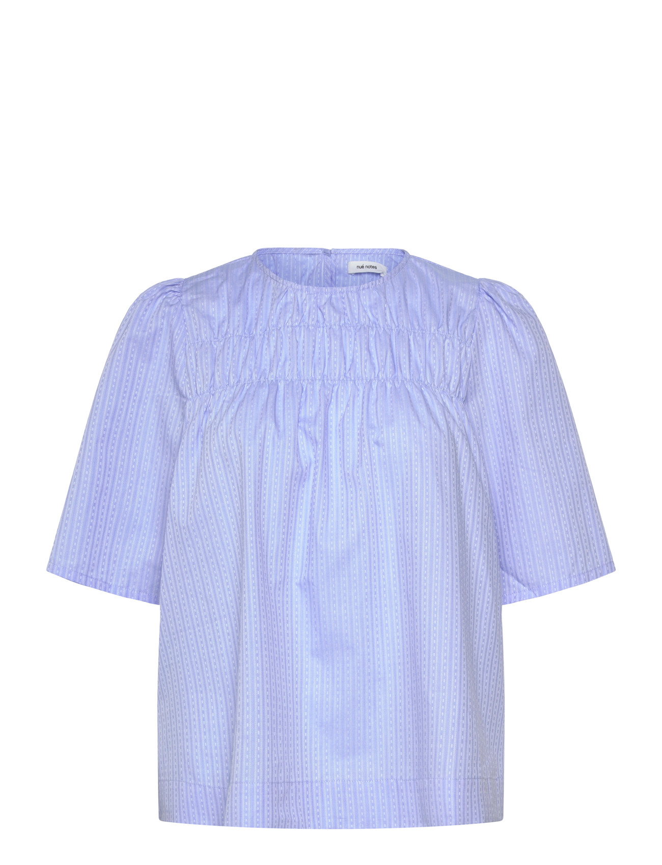 nué notes Arezzo Blouse, 34, Blue, Bluser > Kortærmede, Dame