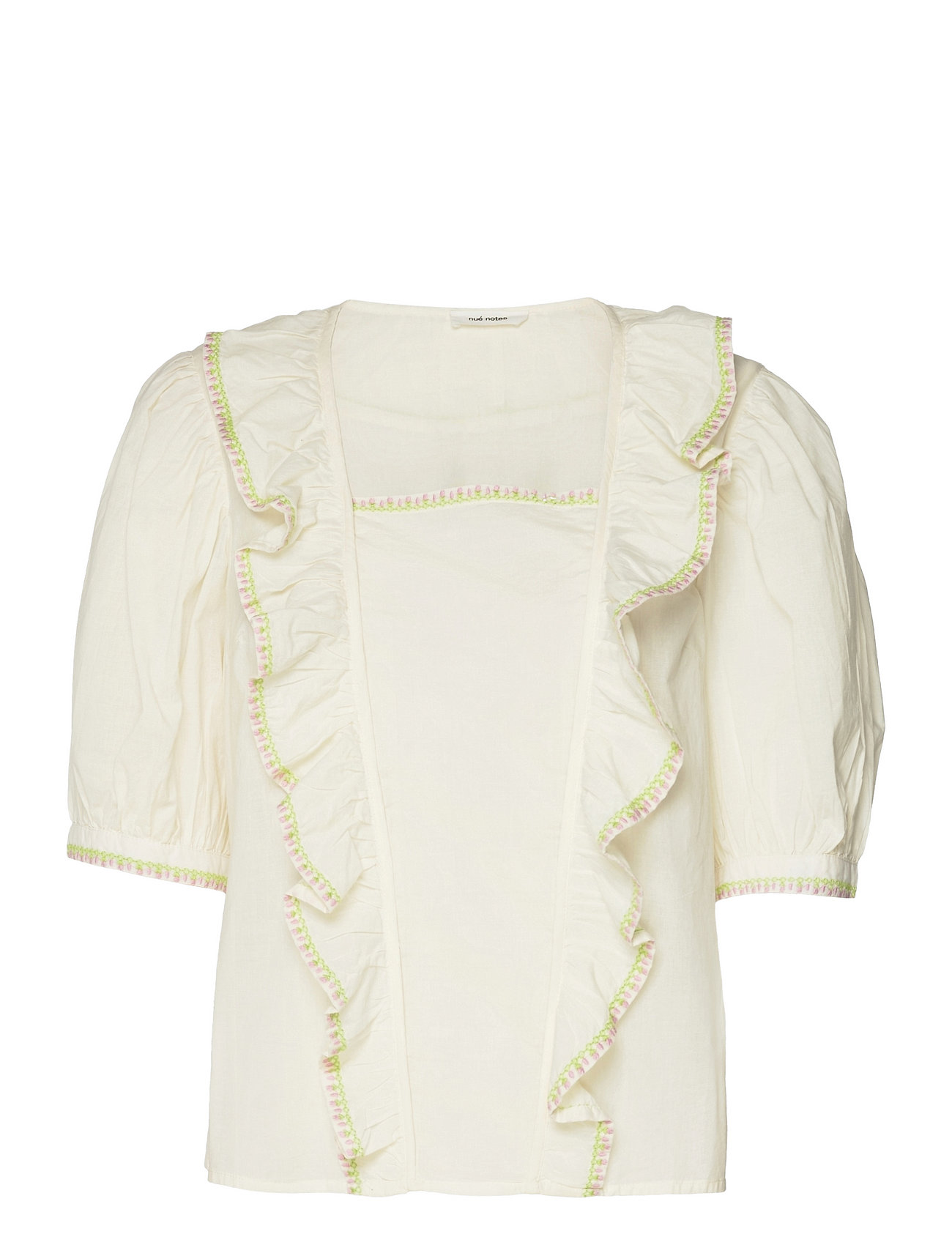 NUÉ NOTES Petrice Bluse Cream - 40 - Damen