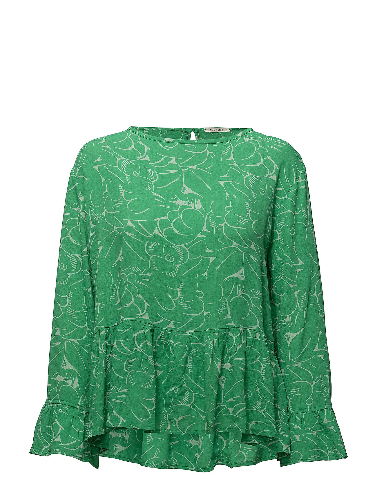 Arana Blouse Lange Mouwen Groen Nue Notes nue notes kopen in de aanbieding Arana Blouse Lange Mouwen Groen Nue Notes nue notes kopen in de aanbieding