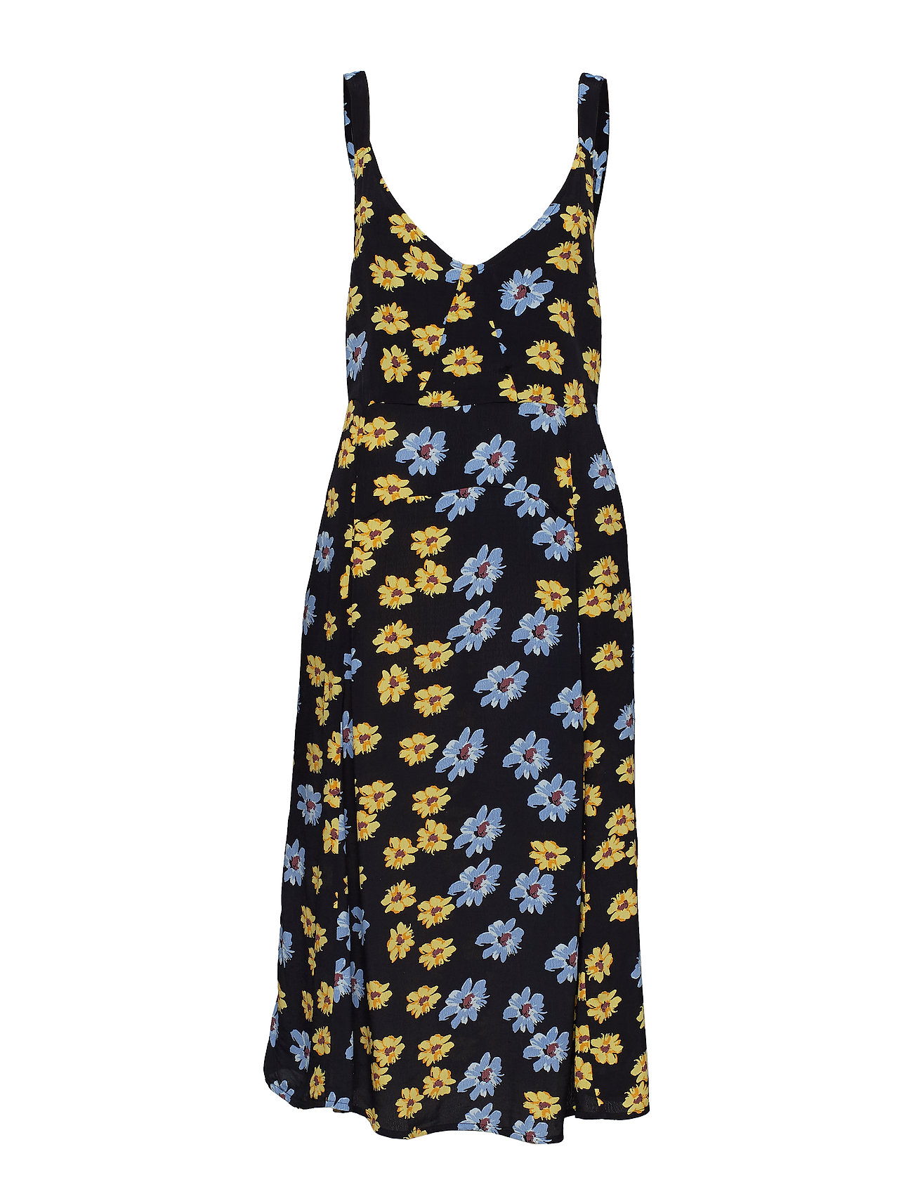 Juliette Dress Jurk Knielengte Geel Nue Notes nue notes kopen in de aanbieding