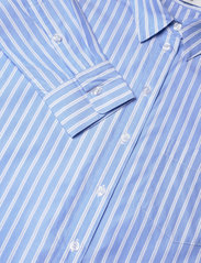 nué notes - Elon Shirt - langærmede skjorter - blue stripe - 2