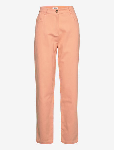 Robin Pants - bukser med lige ben - dark peach