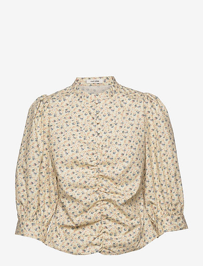 Ace Shirt - blouses met lange mouwen - yellow cream