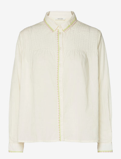Evan Shirt - denimskjorter - cloud cream
