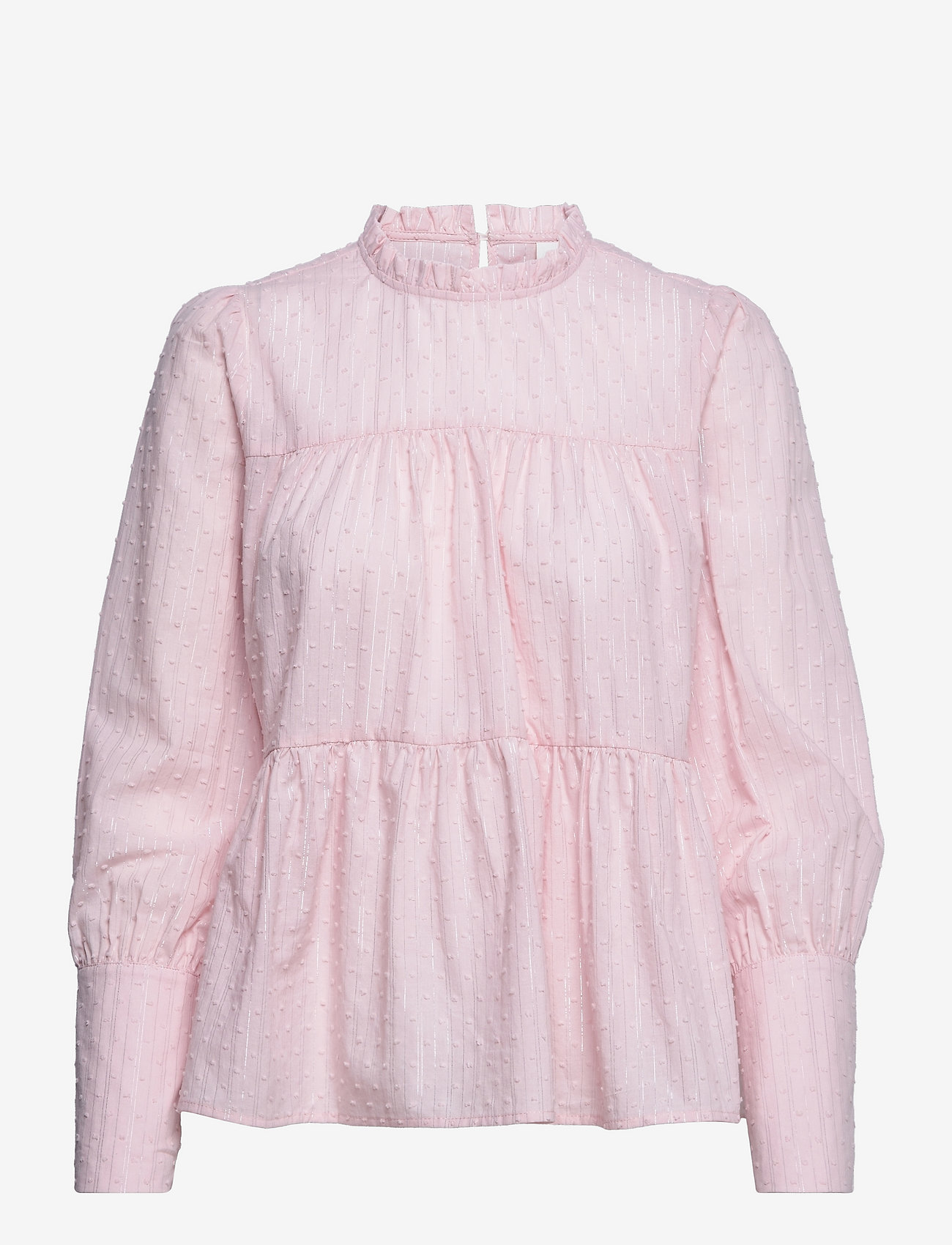 Nümph - NUMAYOA BLOUSE - long sleeved blouses - chalk pink - 0