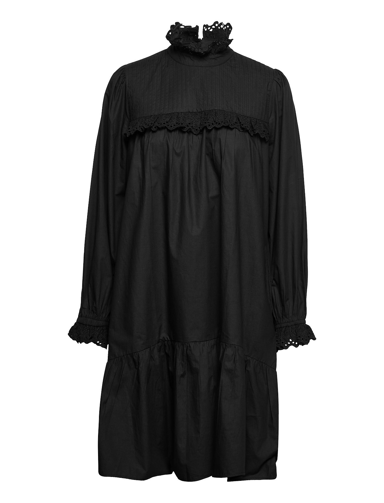 Nuclematis Dress Polvipituinen Mekko Musta Nümph