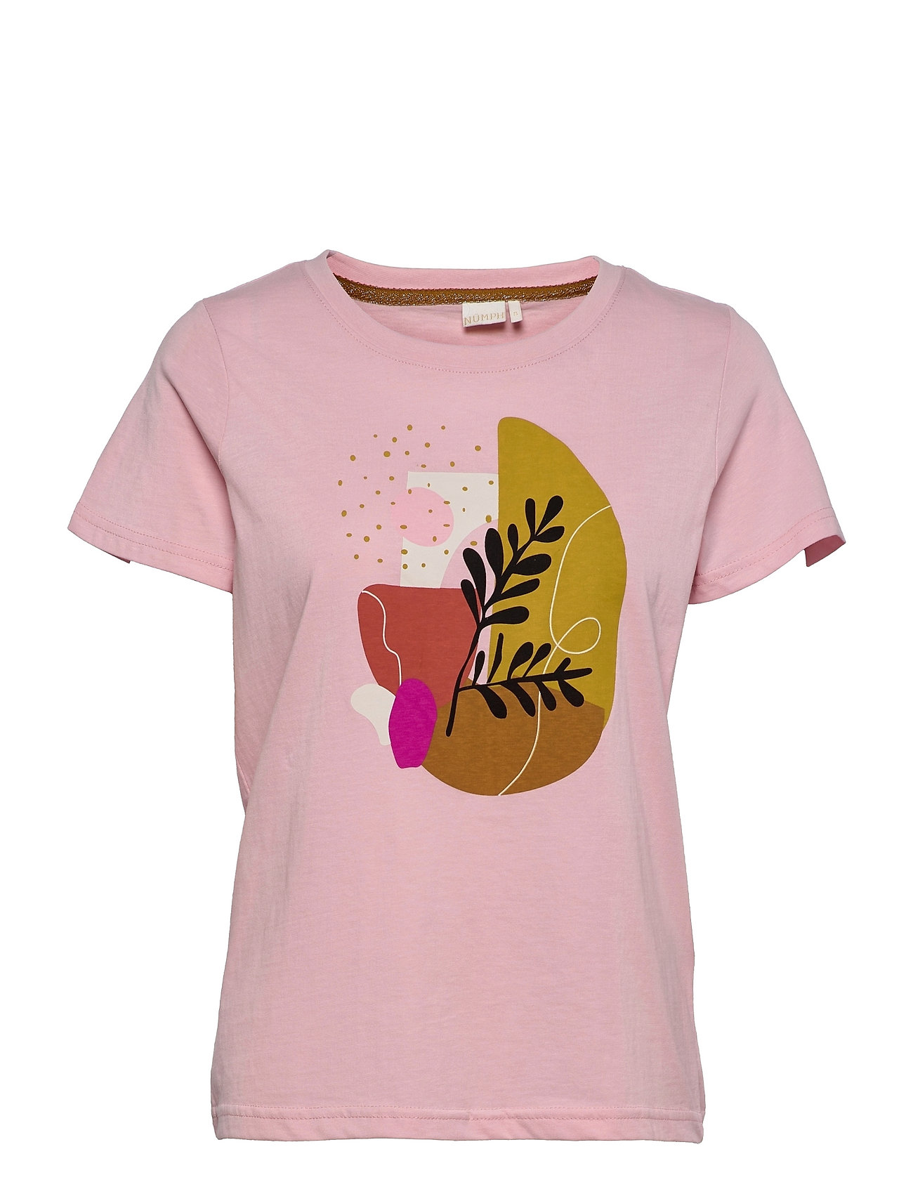 Nubondie Tee T-shirts & Tops Short-sleeved Vaaleanpunainen Nümph