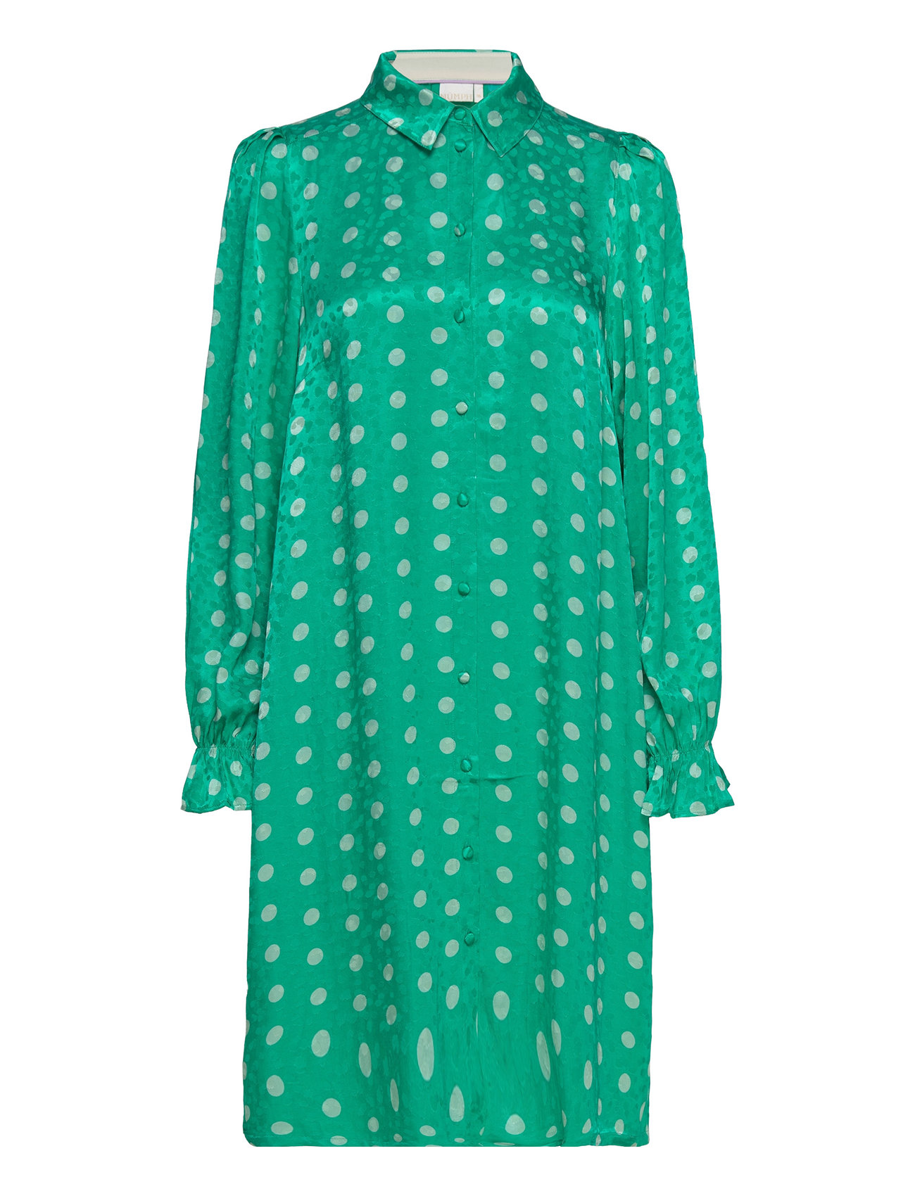 Nubell Shirt Dress Kort Kjole Green Nümph