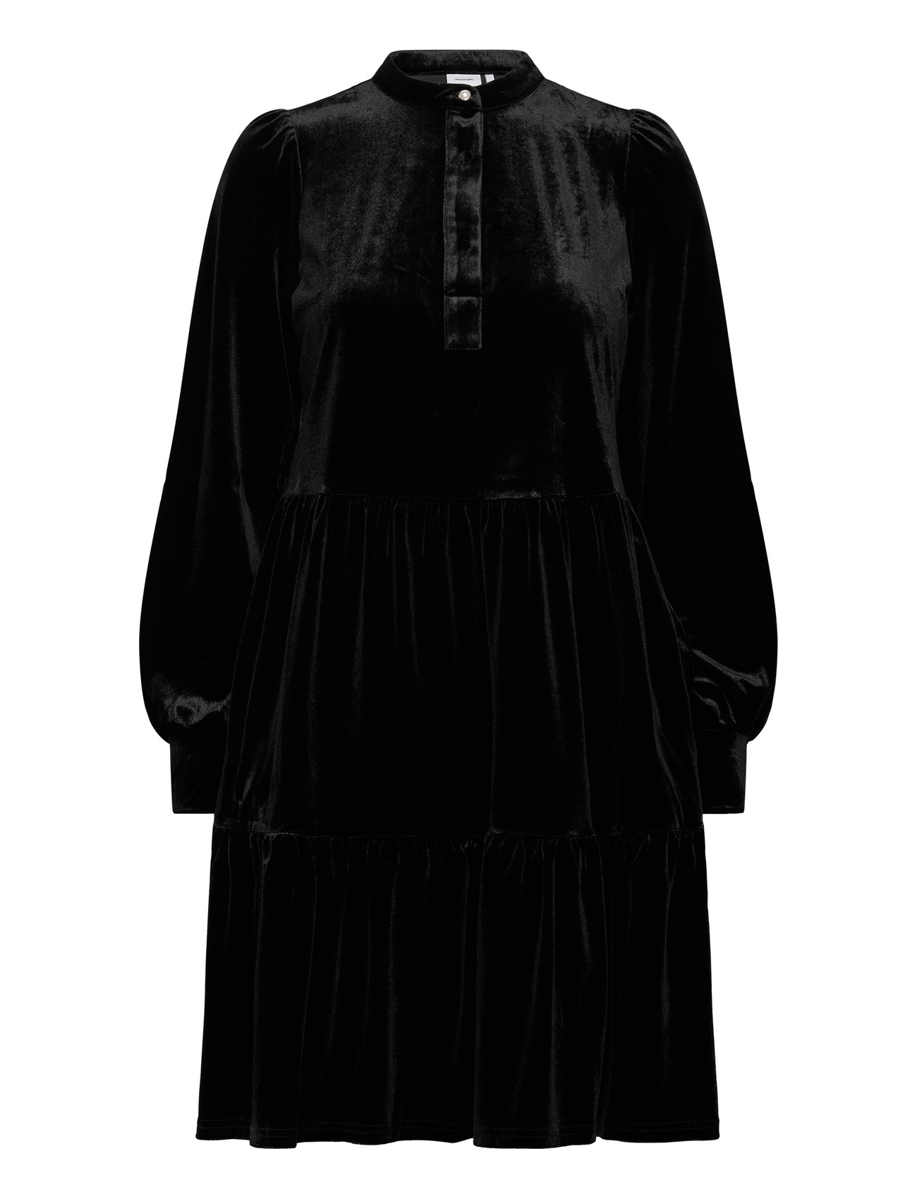 Nuveda Dress Knælang Kjole Black Nümph