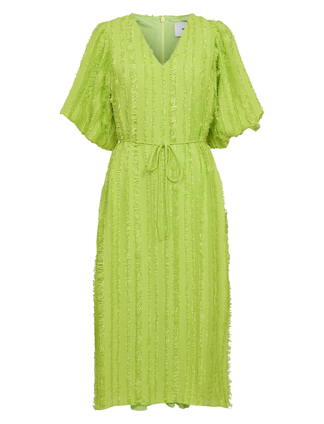 Numoleko Dress Knælang Kjole Green Nümph