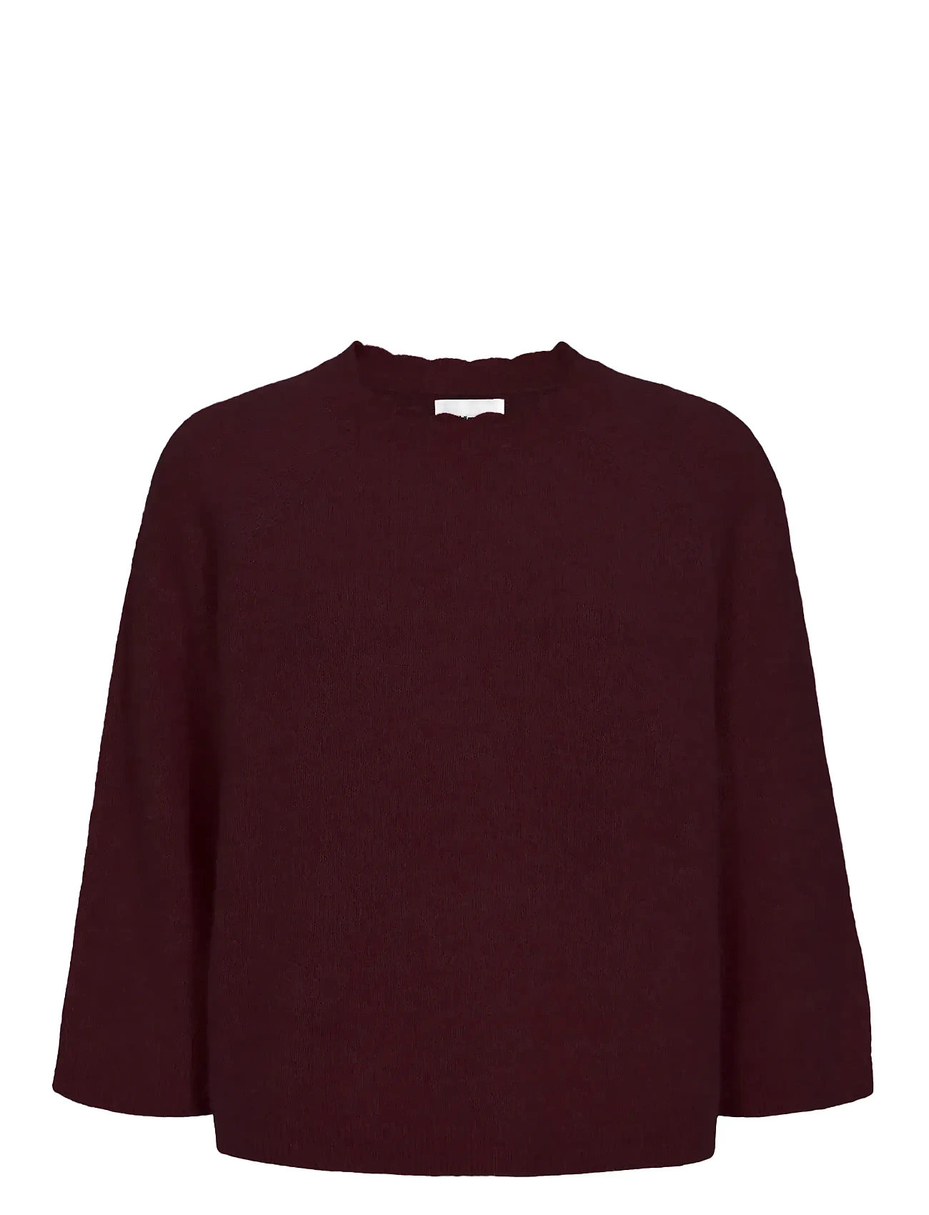 Nümph Nuriette Selma Pullover, S/M, Burgundy, Strik > Trøjer, Dame