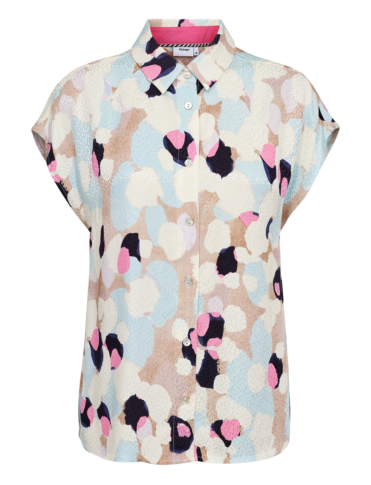 NÜMPH Nugracie Shirt Patterned - 36 - Damen