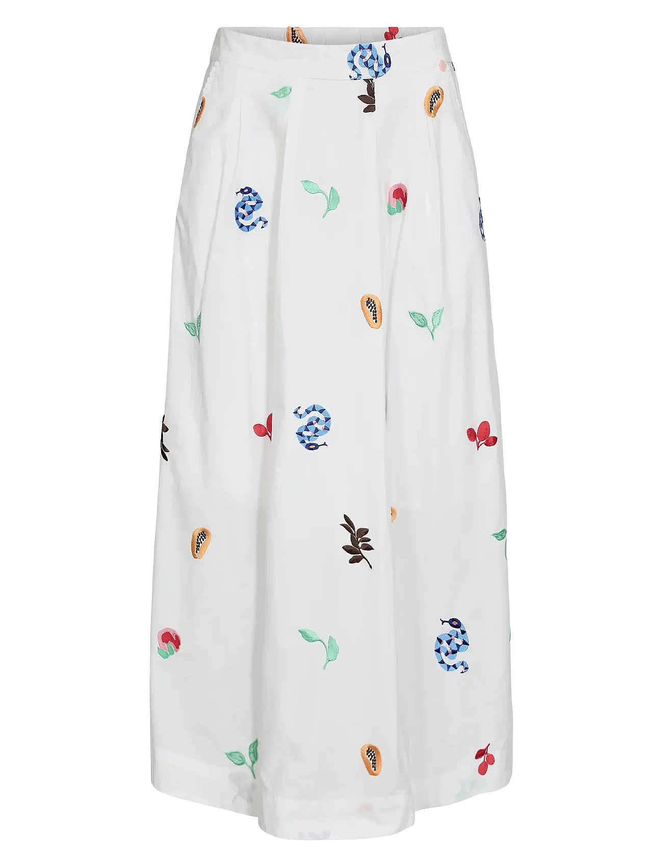Nuvalentine Skirt Skirts Knee-length & Midi Skirts White Nümph