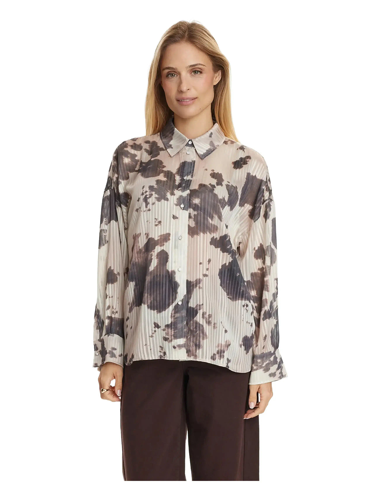 NÜMPH Nucowley Shirt Patterned - XS/S - Damen