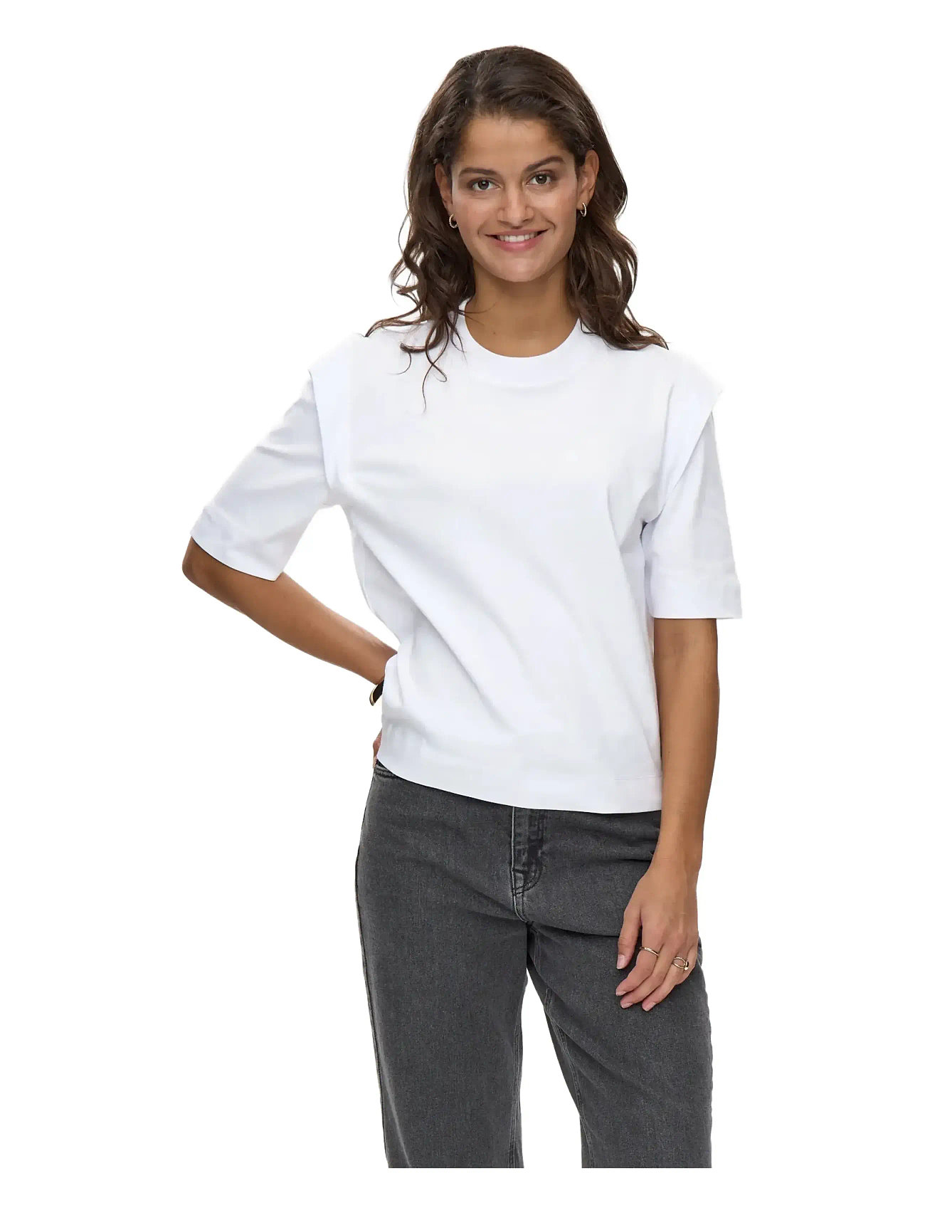 NÜMPH Nucoralee T-Shirt Weiß - XXL - Damen