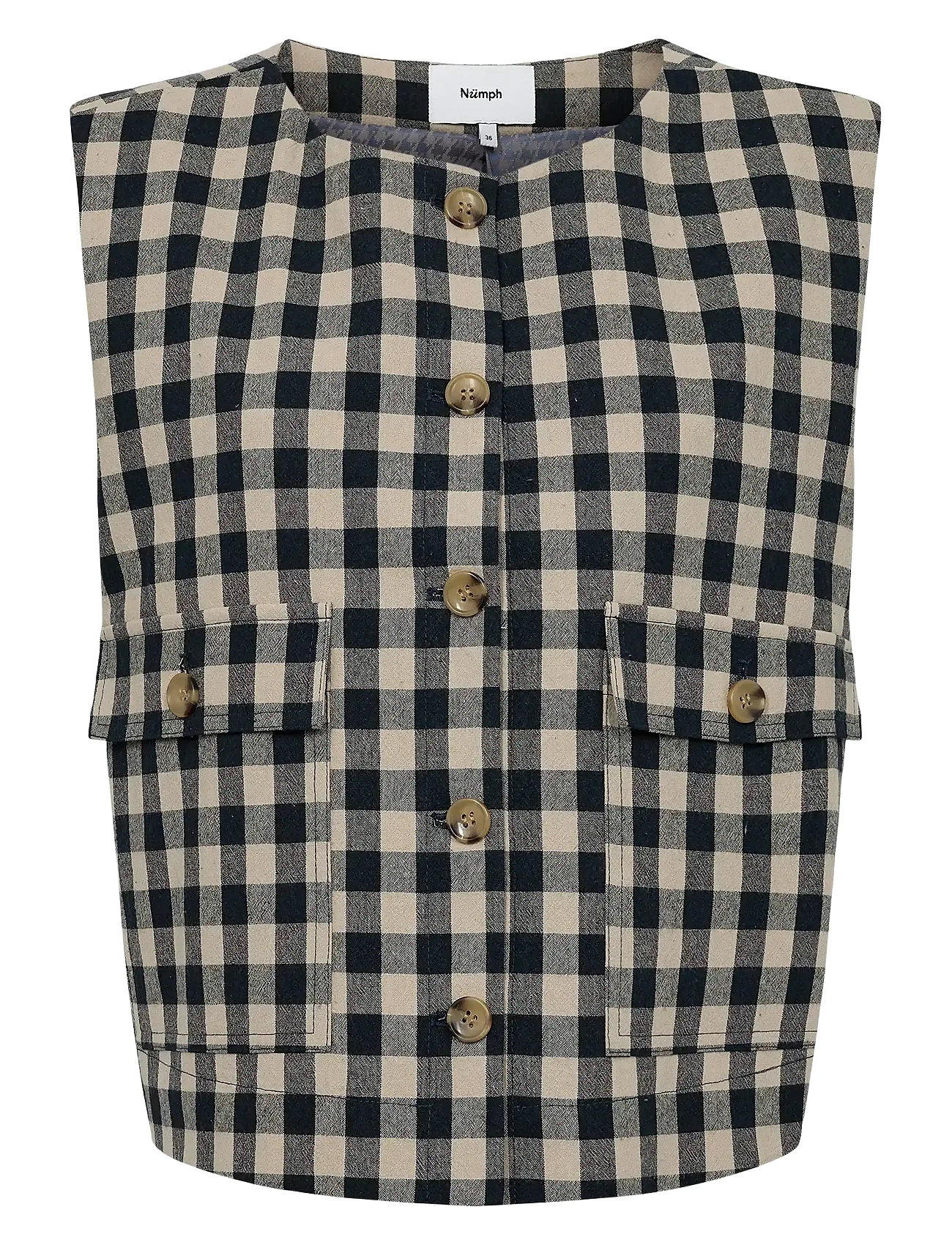 NÜMPH Nuchikka Weste Navy - 34 - Damen