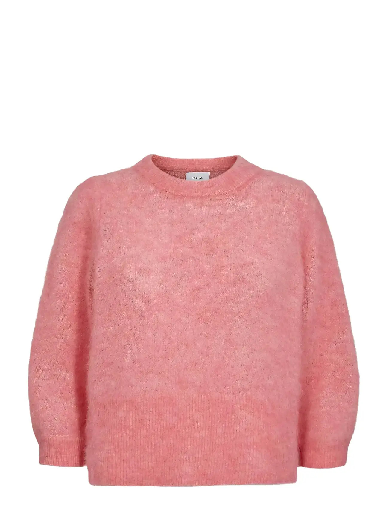 NÜMPH Nusuri Brushed Ss Pullover Pink - XXL - Damen
