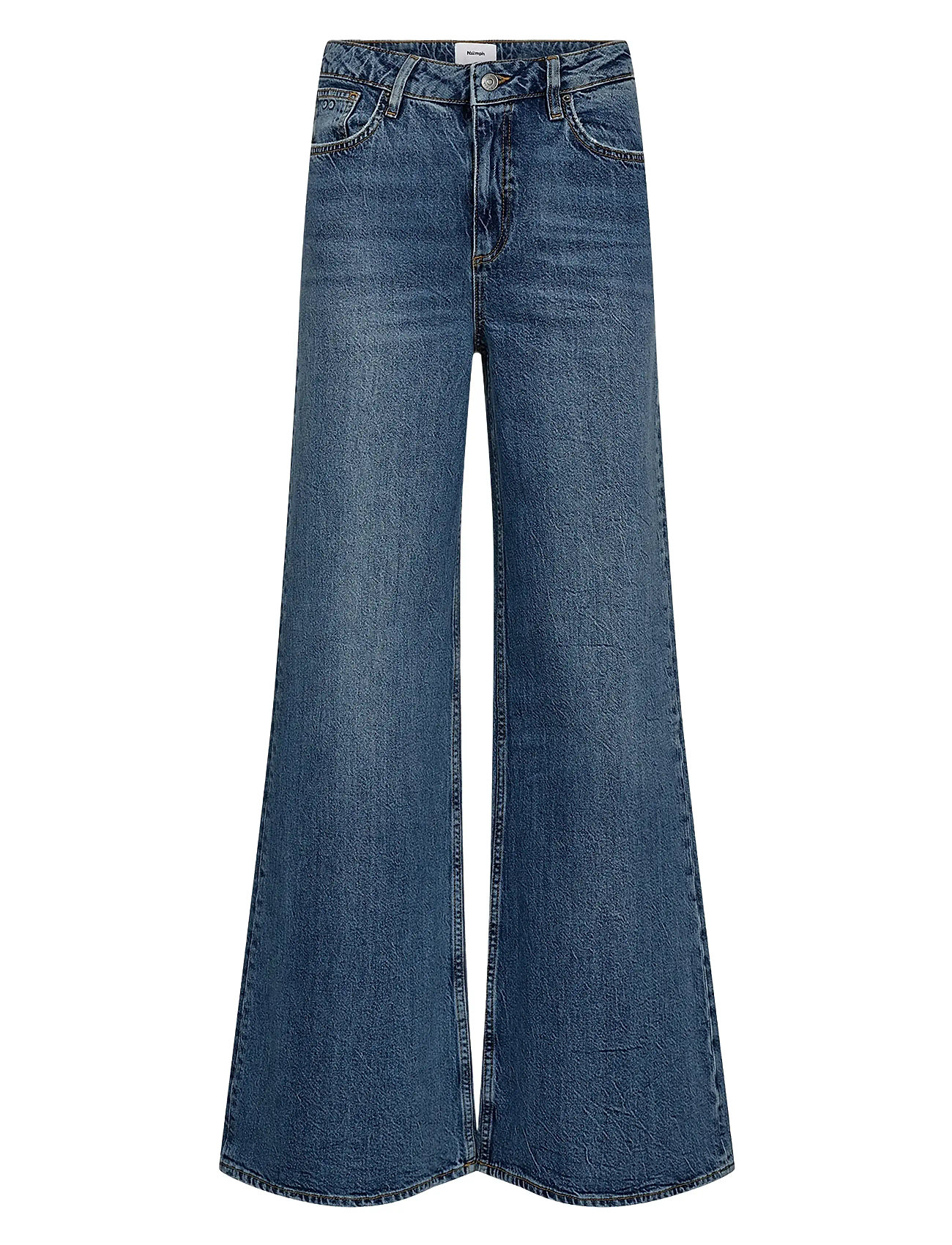 Nümph Nupisa Hr Wide Jeans S3013, 40, Blue, Jeans > Flares, Dame
