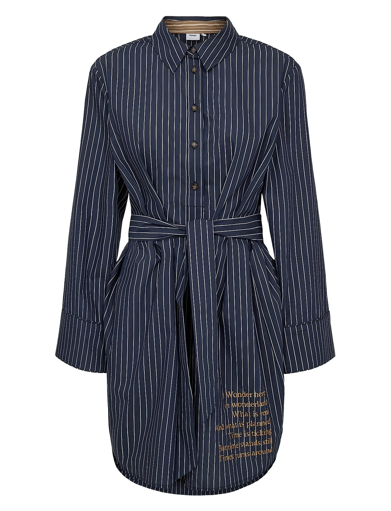 Nümph Nuastra Dress, 44, Navy, Kjoler > Kort Kjole, Dame