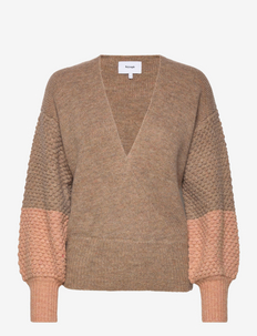 Womens Clothing Jumpers and knitwear Jumpers A.L.C Save 1% Sierra Wool-blend Sweater in Brown 