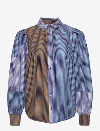 NUHERDIS SHIRT - chemises à manches longues - estate blue