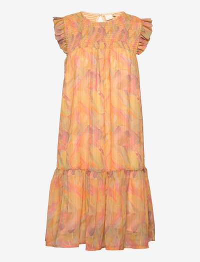 NUCATICHE SHORT DRESS - sukienki krótkie - peach cobbler