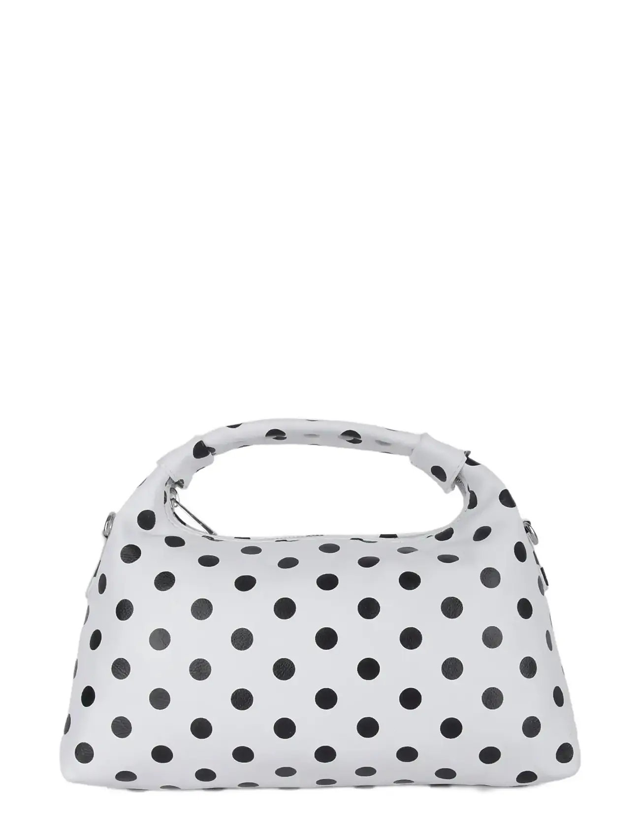Nunoo Dandy Buckle Polka White/Black, One Size, White, Tasker > Tasker Med Tophåndtag, Dame