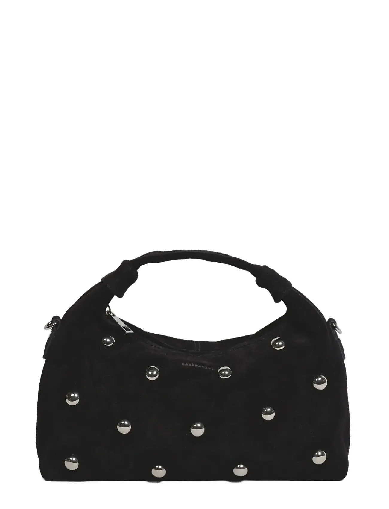 Nunoo Dandy Rivet Suede Black, One Size, Black, Tasker > Tasker Med Tophåndtag, Dame