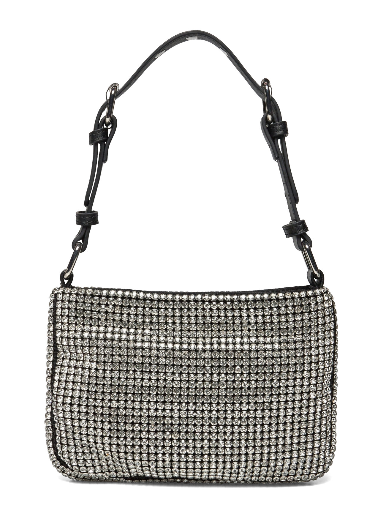 Juno Glitter Recycled Nylon Bags Top Handle Bags Silver Nunoo