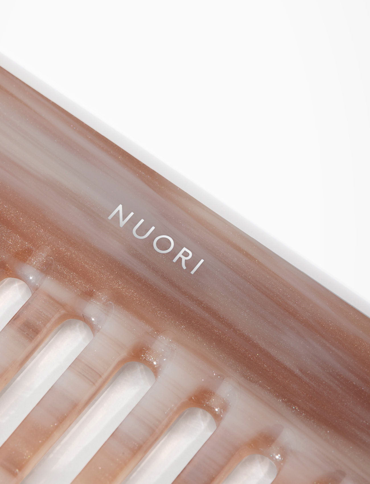 Nuori Detangling Comb - Rose Tortoise, One Size, Pink, Hår > Hårbørster Og Kamme, Dame