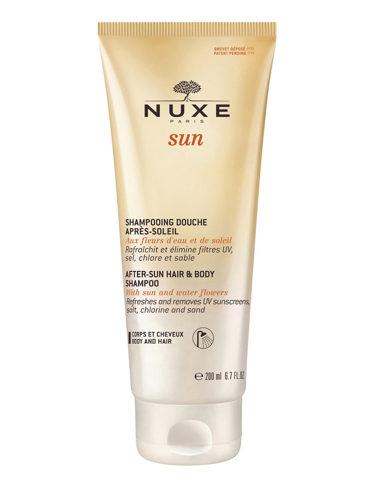 Nuxe Sun After-Sun Hair & Body Shampoo Beauty MEN Skin Care Sun Products After Sun Care Nude NUXE