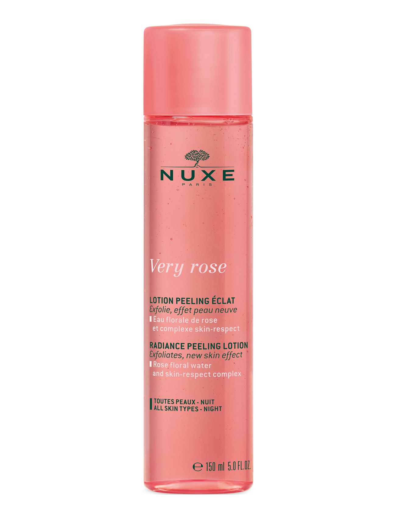 NUXE Very Rose Peeling Lotion 150 ml, 150 ml, Nude, Fugtighedscreme > Natcreme, Dame