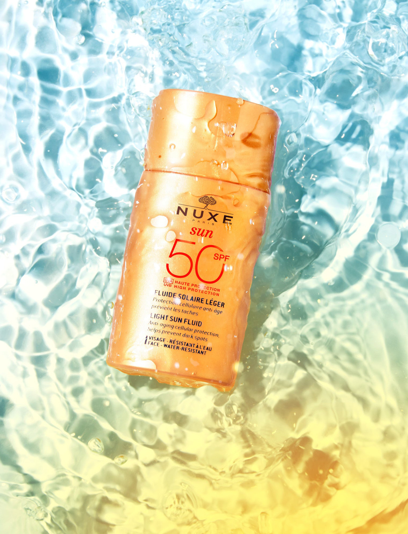 NUXE Sun Face Fluid Spf50 50 ml, 50 ml, Nude, Face > Sunscreen, Herre