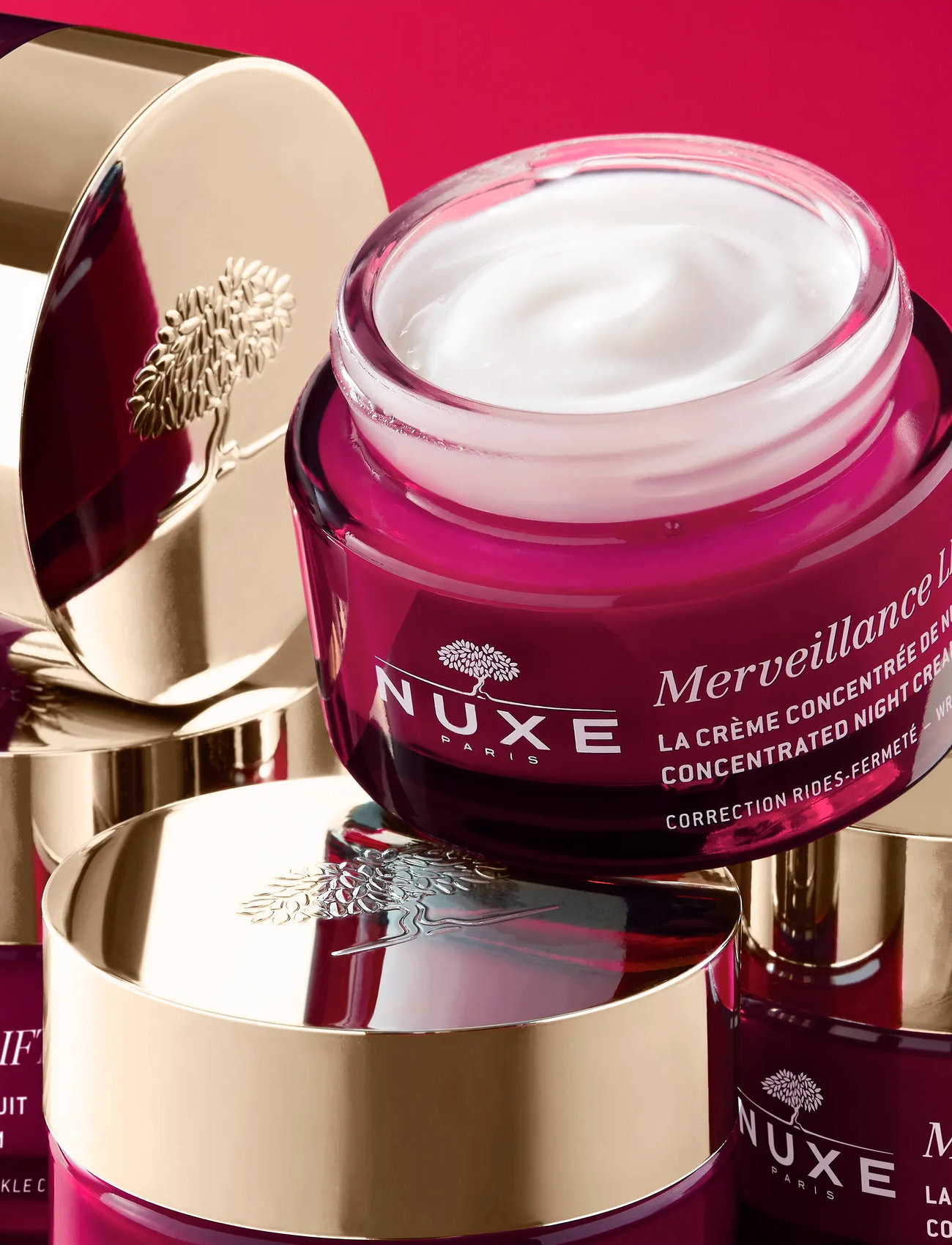 NUXE Merveillance Lift Night Cream 50 ml, 50 ml, Nude, Fugtighedscreme > Natcreme, Dame
