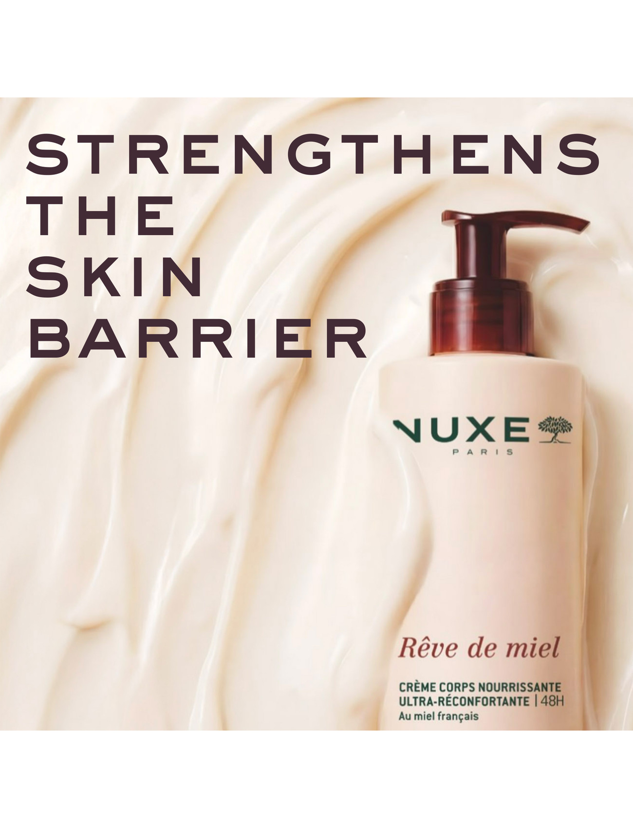 NUXE Comforting Body Cream 400 ml, 400 ml, Nude, Krop > Kropscreme, Dame