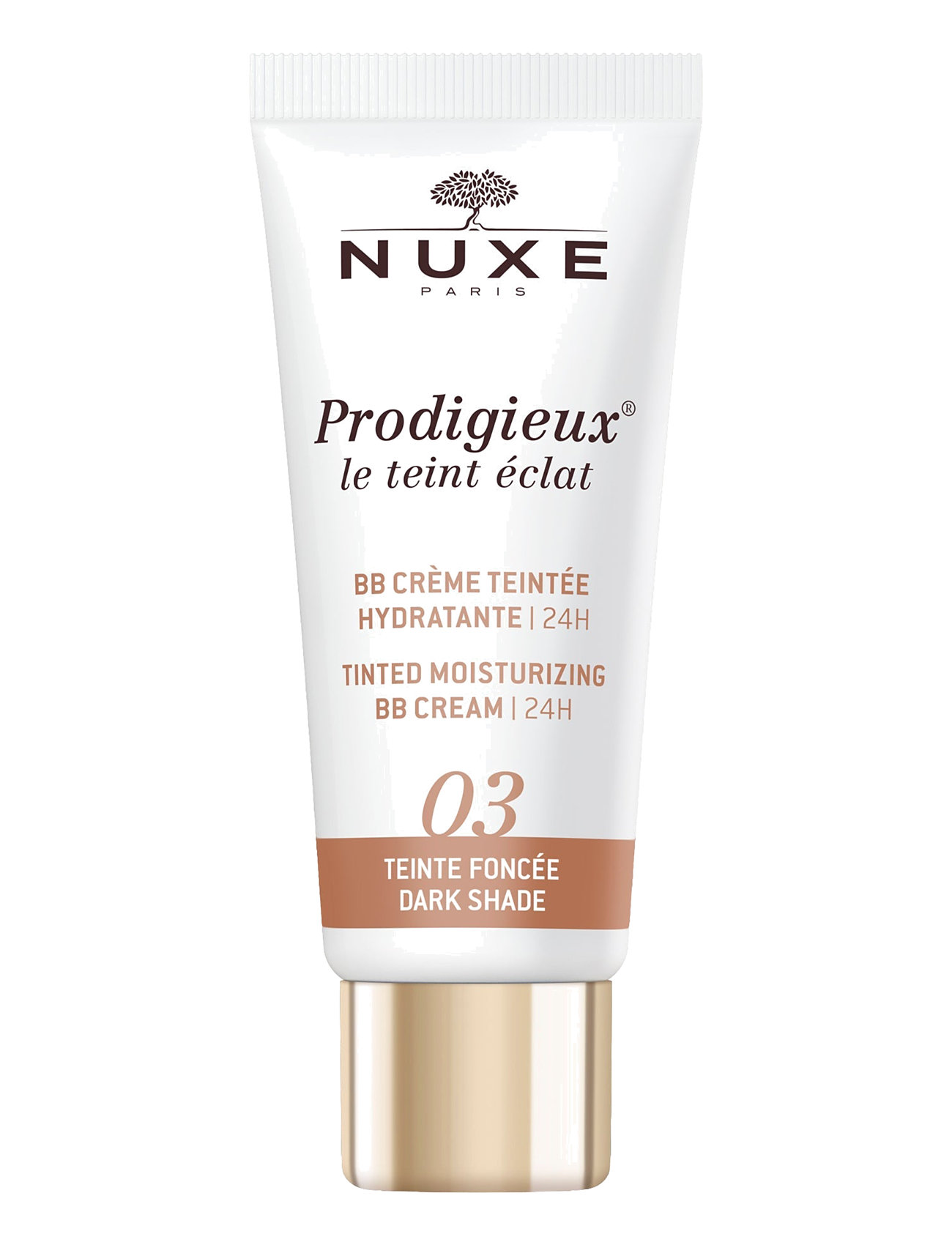 NUXE Prodigieux Bb Cream | 24H - Dark 30 ml, 30 ml, Nude, Ansigt > Bb- Og Cc-Cremer, Dame