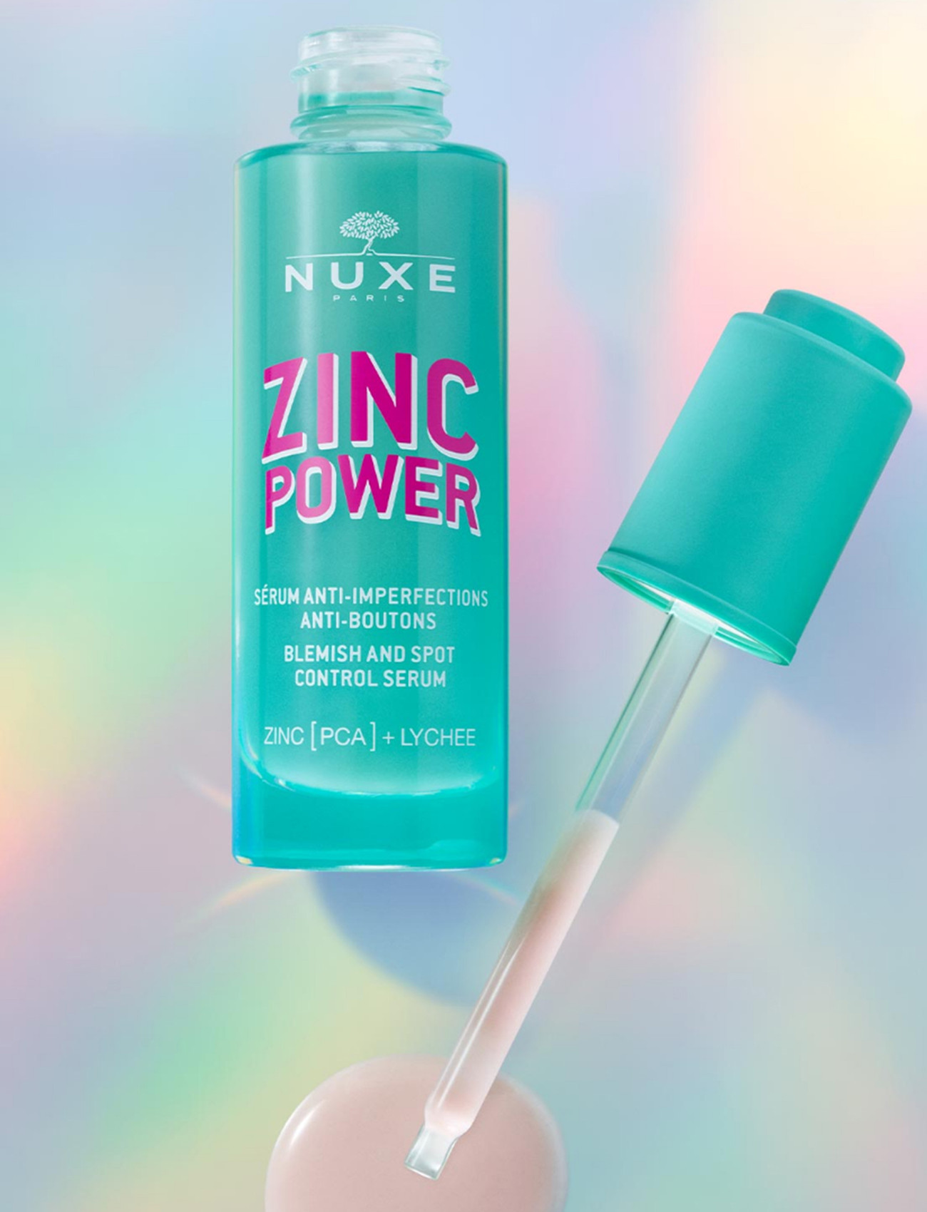 NUXE Zinc Power Blemish And Spot Control Serum 30 ml, 30 ml, Nude, Ansigt > Serum, Dame
