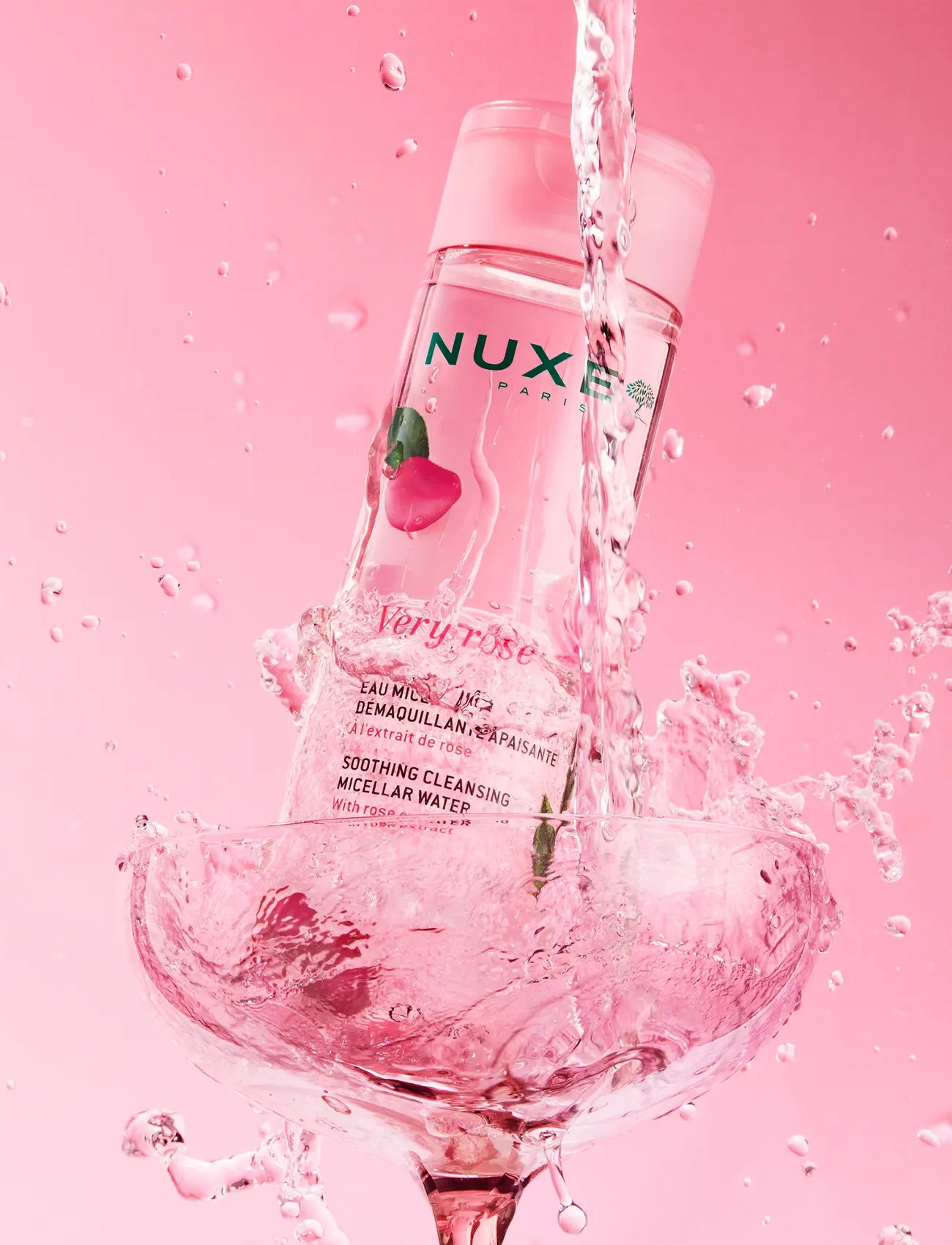 NUXE Very Rose Micellar Water 200 ml, 200 ml, Nude, Toners > Micellar Water, Dame