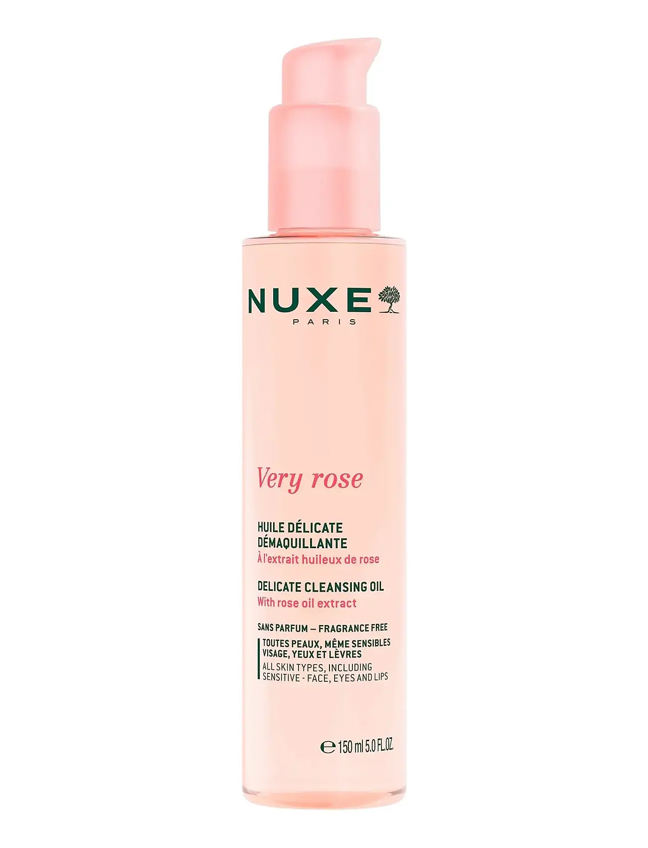 NUXE Very Rose Cleansing Oil 150 ml, 150 ml, Nude, Rensemidler > Makeupfjernere, Dame