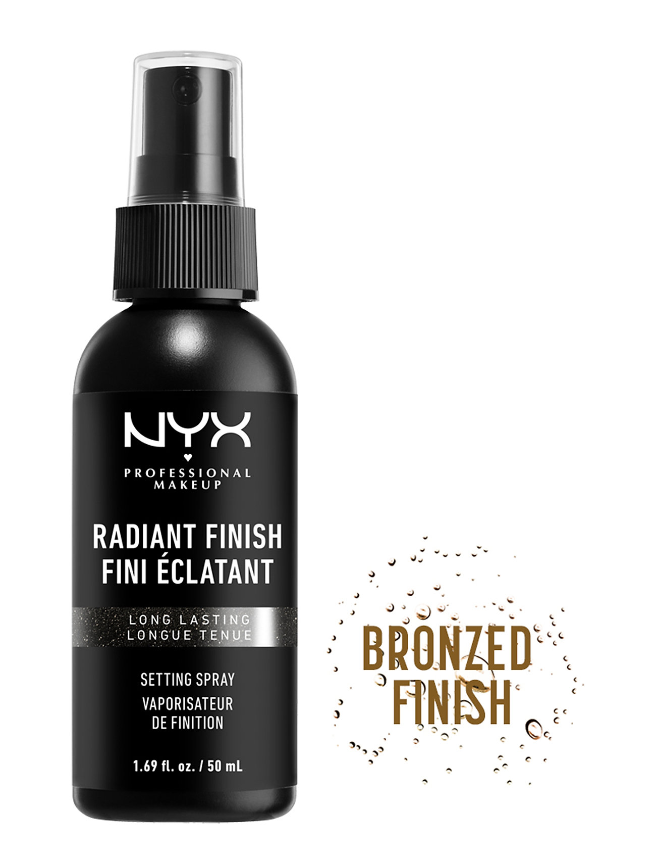 Radiant Make-Up Setting Spray Setting Spray Makeup Nude NYX Professional Makeup