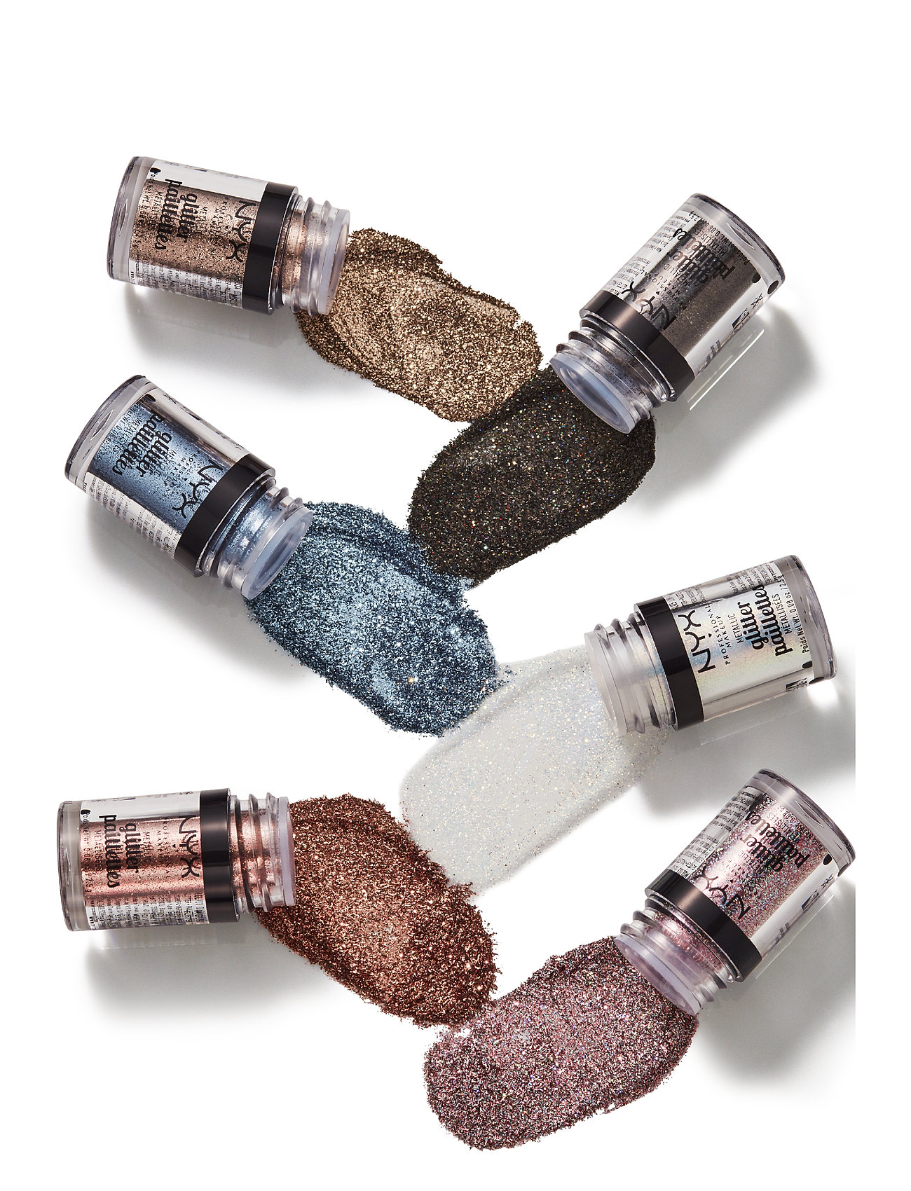 NYX Professional Makeup Metallic Glitter, 15.2G, Multi/patterned, Øjenskygger > Øjenskygge - Ikke Paletter, Dame