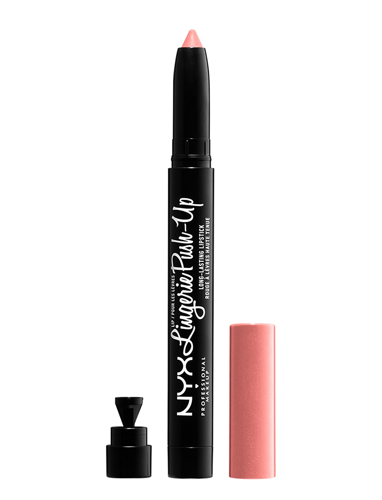 Lip Lingerie Push Up Long Lasting Lipstick Huulipuna Meikki Vaaleanpunainen NYX PROFESSIONAL MAKEUP
