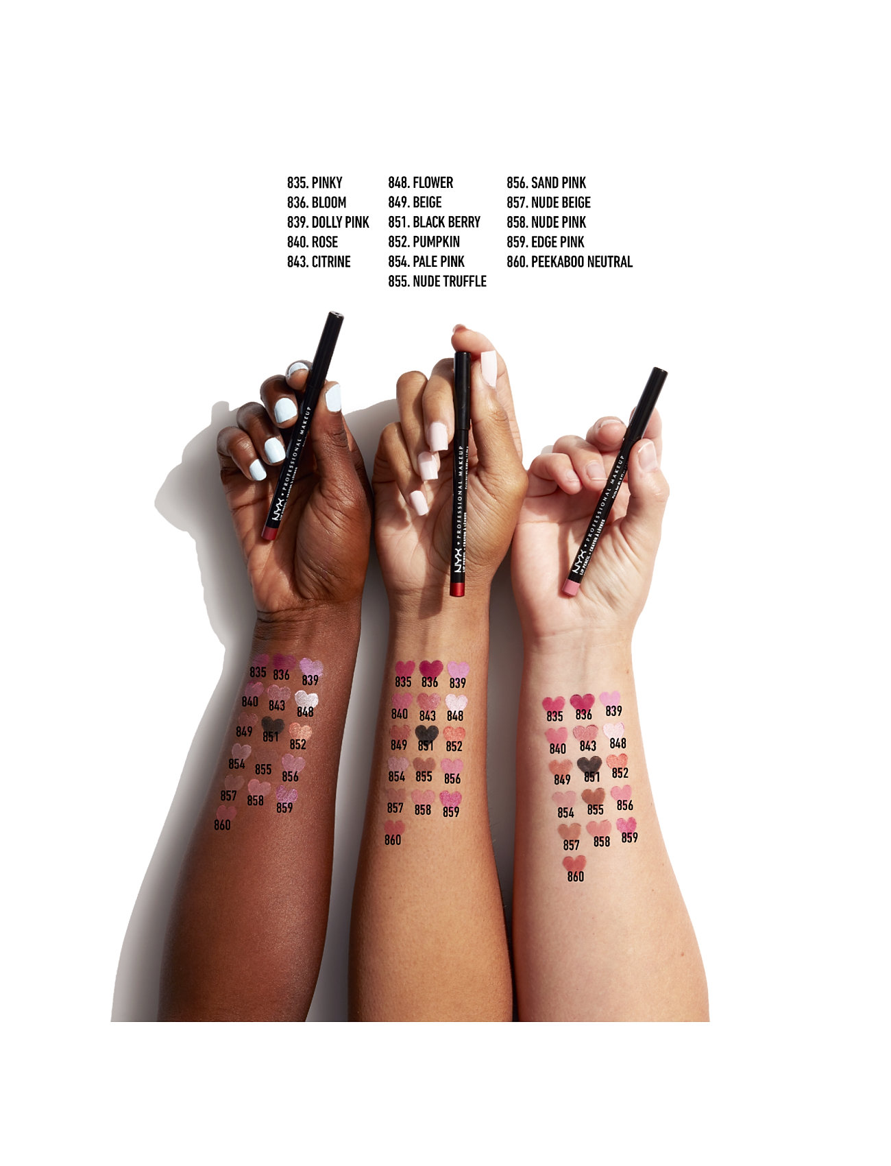 NYX Professional Makeup Slim Lip Pencil, 2.8G, Red, Læber > Lipliner, Dame