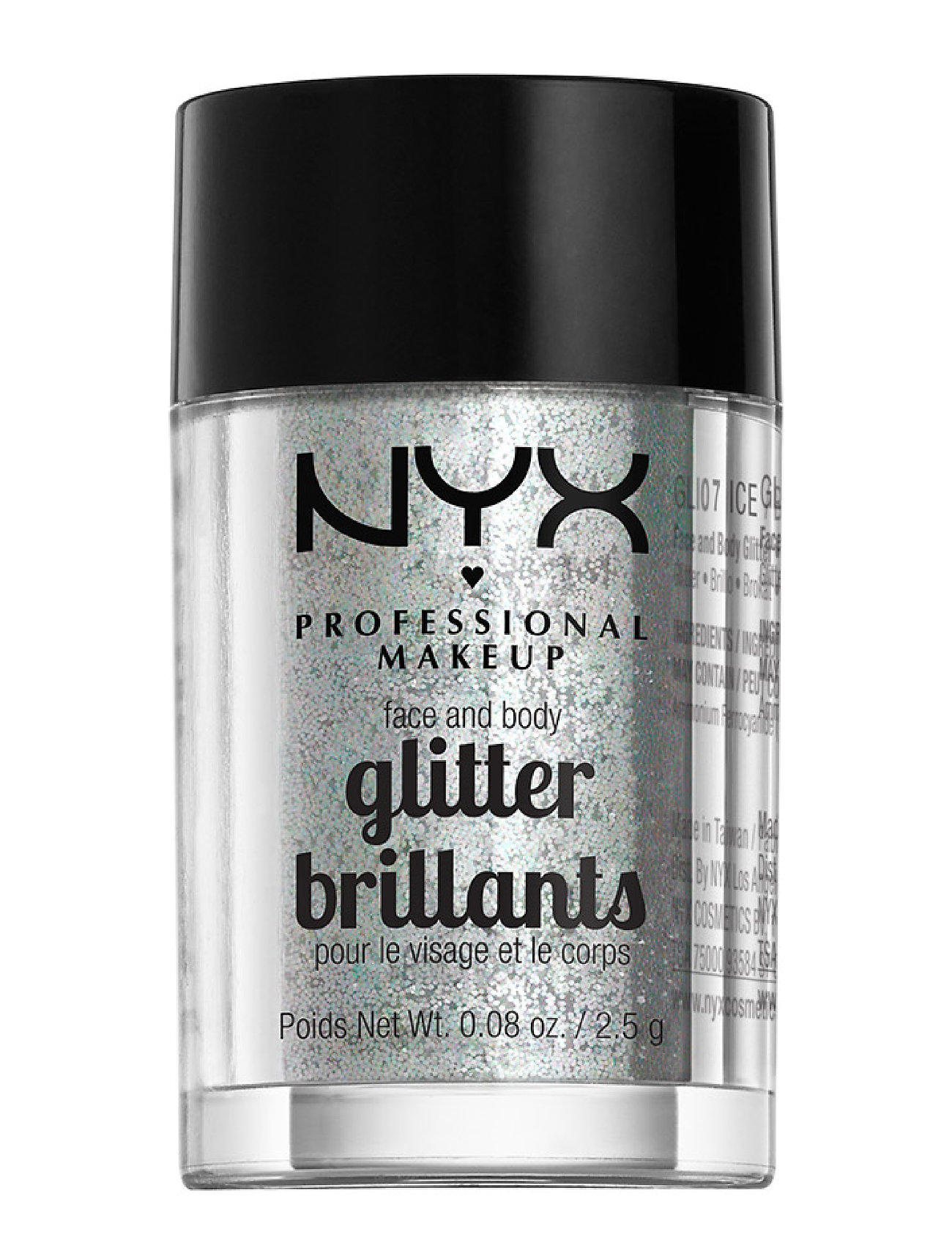 Face & Body Glitter Makeup Ansigt White NYX Professional Makeup