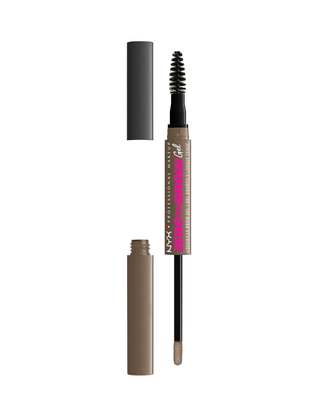 NYX Professional Makeup Zero To Brow Longwear Brow Gel - Ash Brown Brun