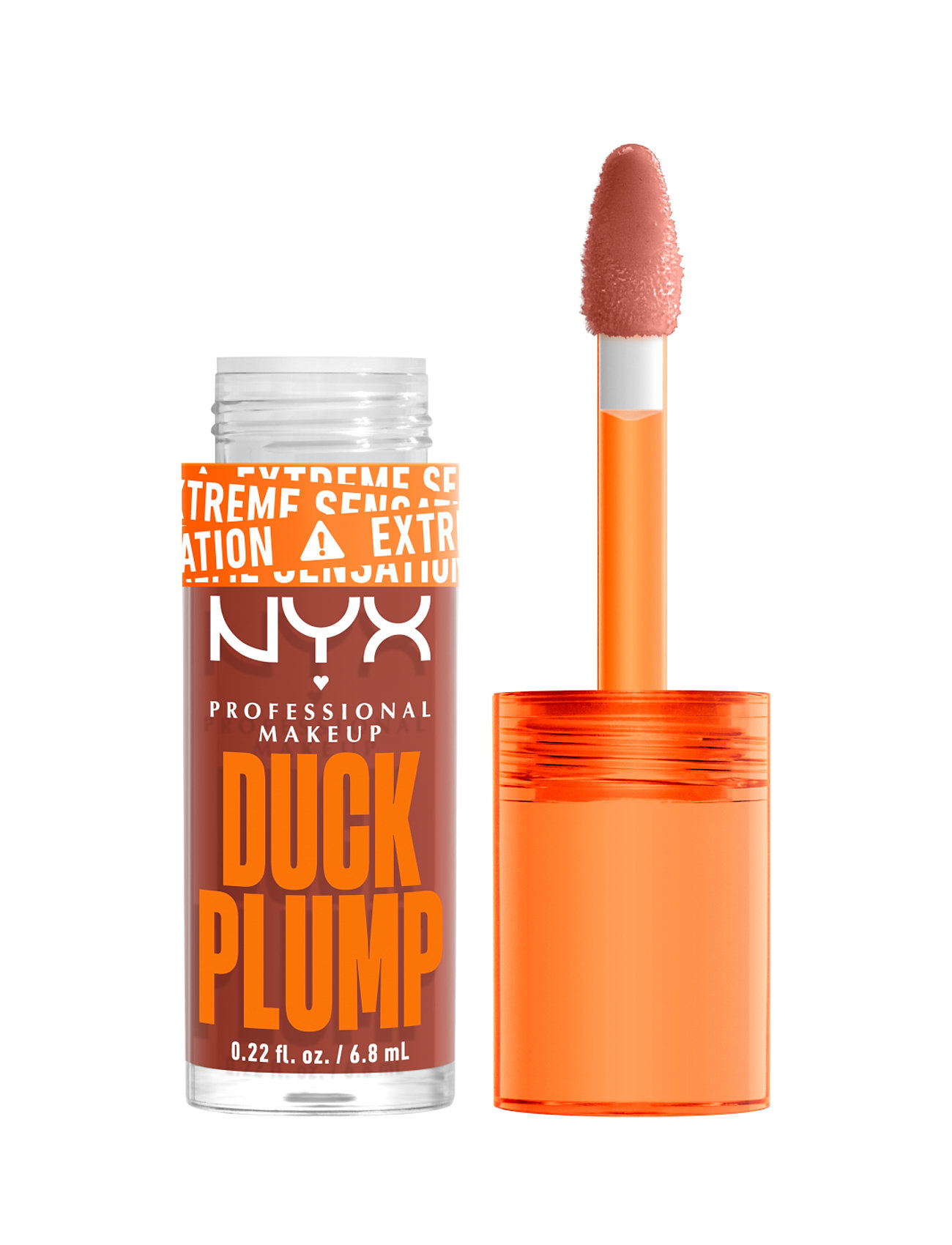 NYX Professional Makeup Nyx Professional Makeup Duck Plump Lip Lacquer 05 Brown Of Applause 7Ml Nude