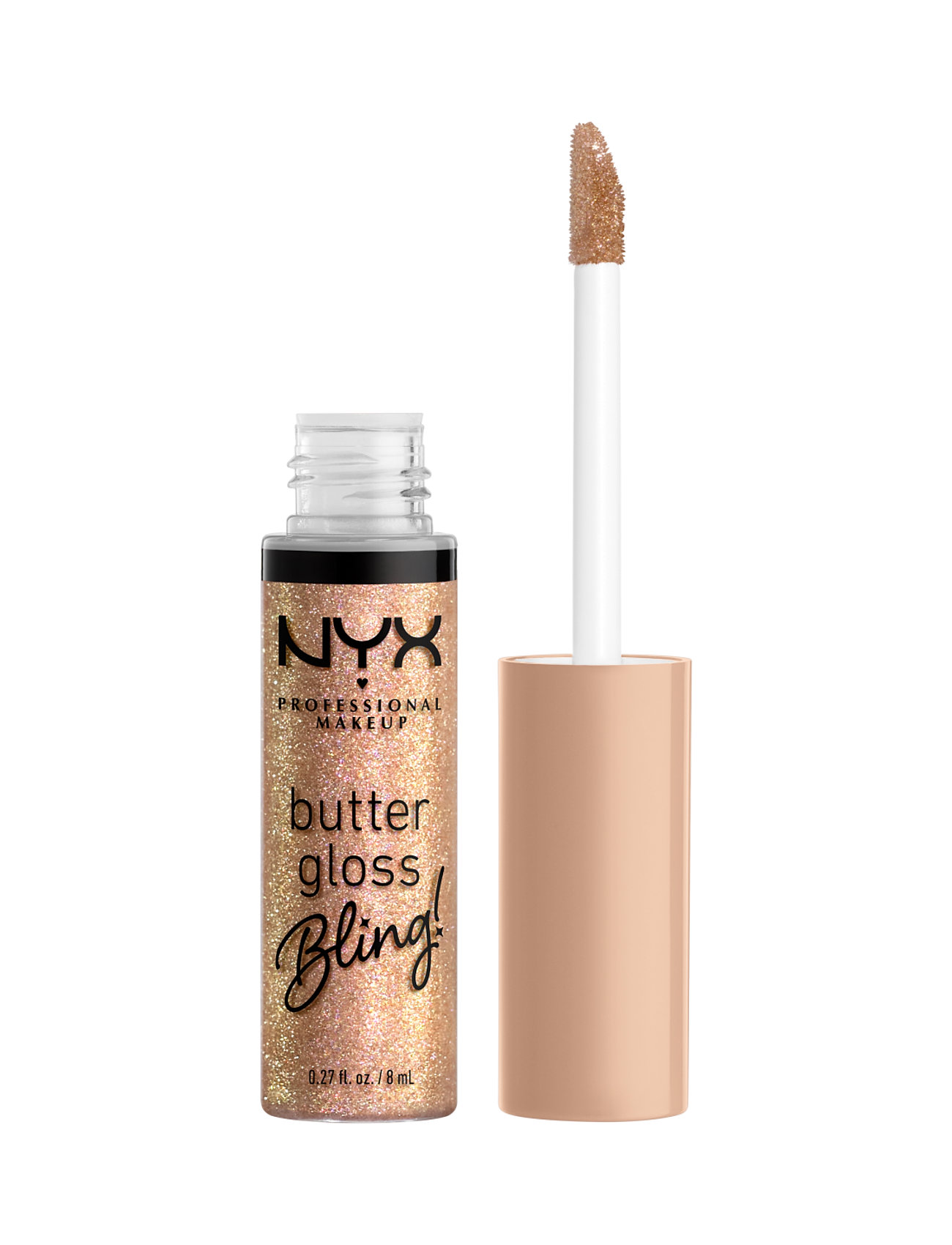 Nyx Professional Makeup Butter Gloss Bling Bring The Bling 01 Lipgloss Makeup Gold NYX Professional Makeup