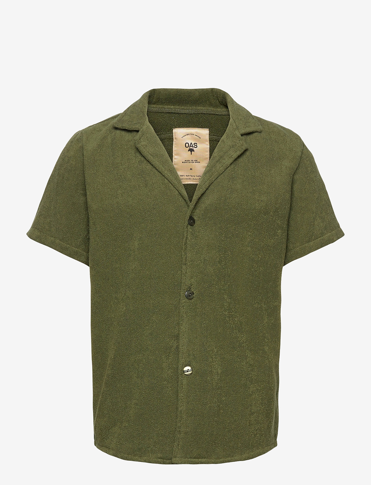 OAS - Army Cuba Terry Shirt - basic shirts - green - 0